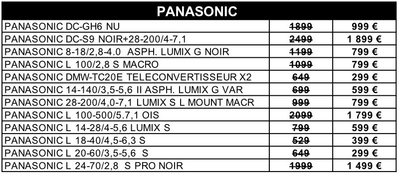 lumix soldes d'été Camara Pau 2026